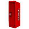 Cato Chief Pull-to-Open Fire Extinguisher Cabinet Red with Red Cover