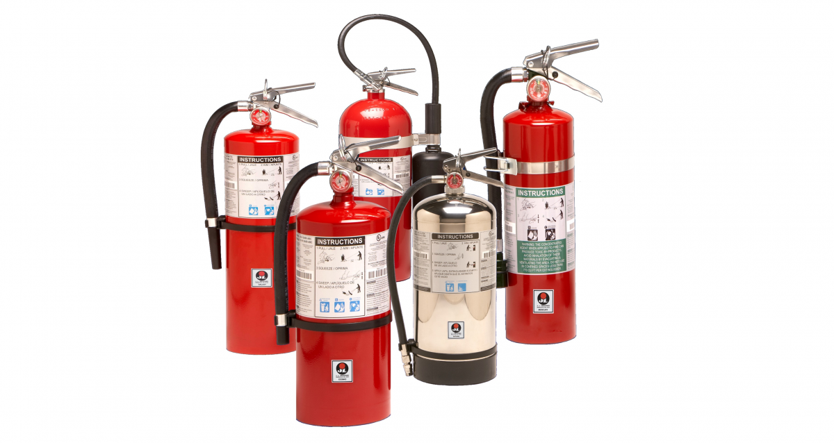 Cabinet For Portable Fire Extinguishers