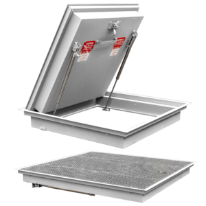 Floor door FHD2RAT6460 with Standard Recessed Handle 2 Views