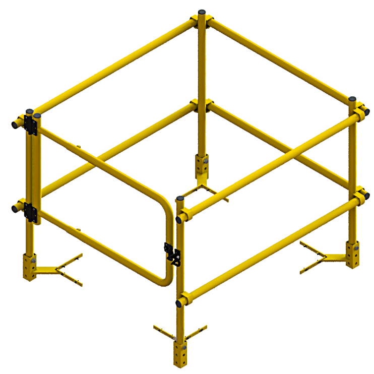 RSHWB Bolt-on Roof Hatch Safety Railing